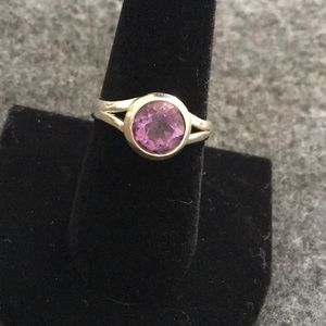 Amethyst in sterling